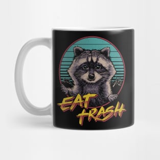 Eat Trash Back Print Mug